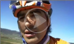 Julián Sanz en el camino de Santiago en bici.